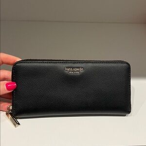Kate Spade Black Leather Wallet